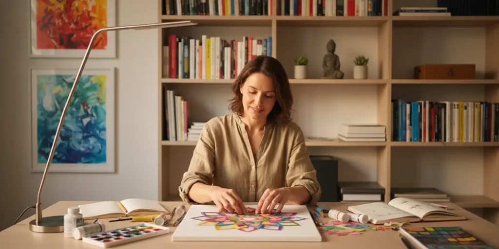 Estrés, mente acelerada y el poder de crear ¿cómo ayuda la arteterapia?