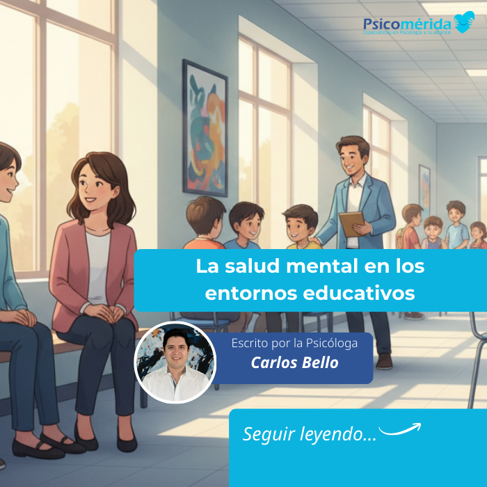 La salud mental en los entornos educativos